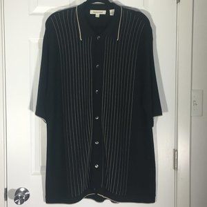 EUC Pronto Uomo Men's Silk/Cotton Button Down